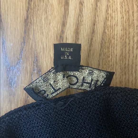 St. John Basics knits black Santana skirt mini skirt size 10 capsule wardrobe - Picture 9 of 9